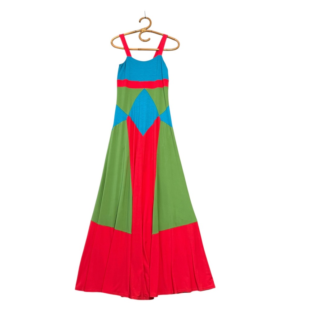 Joseph Ribkoff | Maxi Dress Multicolour Colourblock Geometric Size 2 - Picture 1 of 13